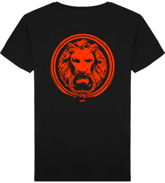 Orange Lion Back T-Shirt
