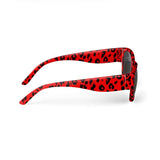 Red Leopard Sunglasses - NO FIXED ABODE Punkrock Mens Luxury Streetwear UK