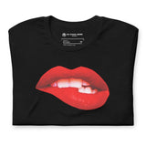 Red Lips t-shirt - NO FIXED ABODE Punkrock Mens Luxury Streetwear UK