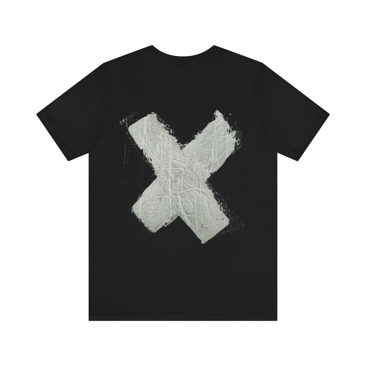 Skull & Cross Short Sleeve Tee - NO FIXED ABODE Punkrock Mens Luxury Streetwear UK