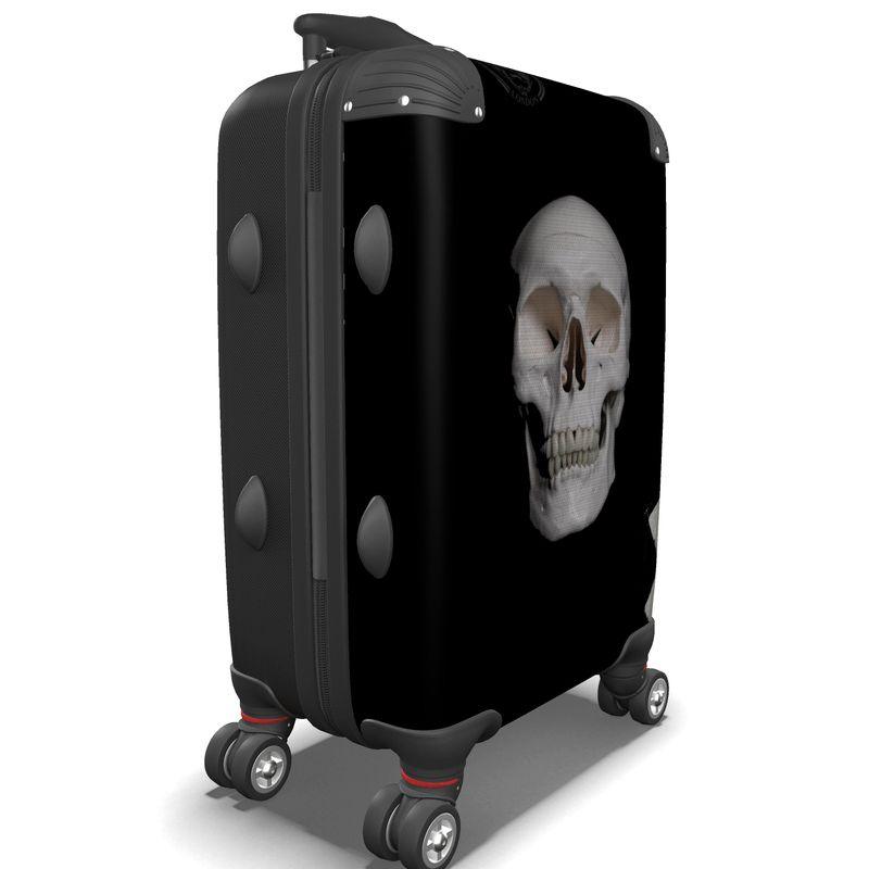 Skull and Cross Suitcase - NO FIXED ABODE Punkrock Mens Luxury Streetwear UK