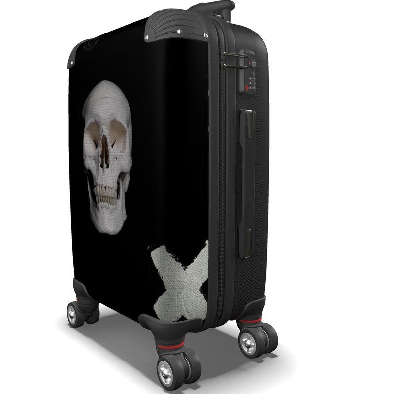 Skull and Cross Suitcase - NO FIXED ABODE Punkrock Mens Luxury Streetwear UK