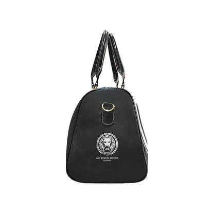 Small Black Lion Travel bag - NO FIXED ABODE Punkrock Mens Luxury Streetwear UK