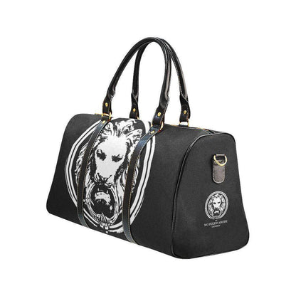 Small Black Lion Travel bag - NO FIXED ABODE Punkrock Mens Luxury Streetwear UK