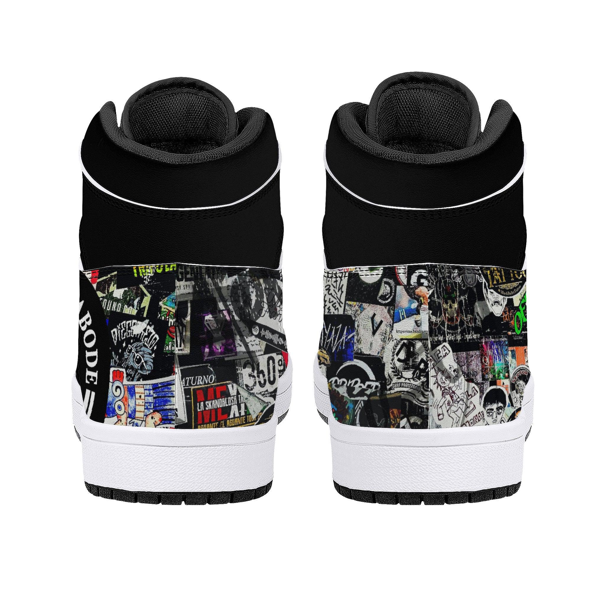 Stickers Sneakers - NO FIXED ABODE Punkrock Mens Luxury Streetwear UK