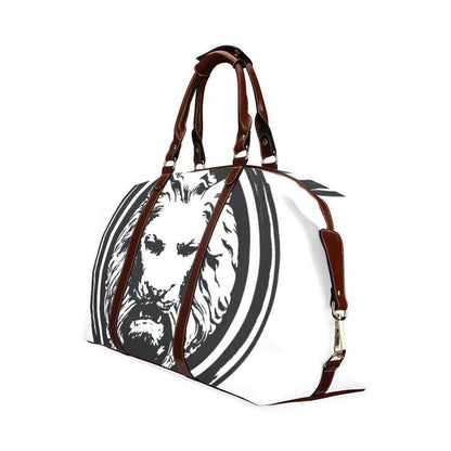 White Lion Travel Bag - NO FIXED ABODE Punkrock Mens Luxury Streetwear UK