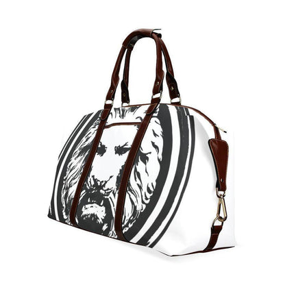 White Lion Travel Bag - NO FIXED ABODE Punkrock Mens Luxury Streetwear UK