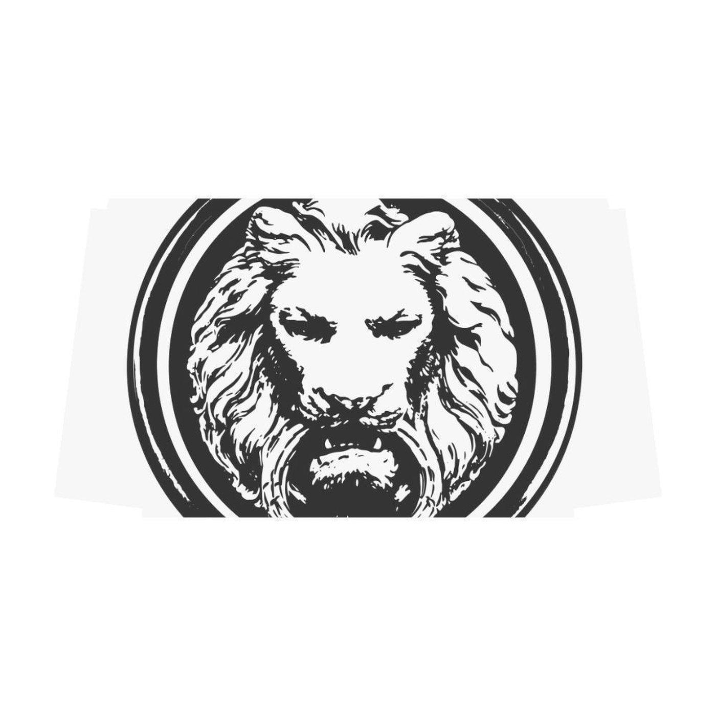 White Lion Travel Bag - NO FIXED ABODE Punkrock Mens Luxury Streetwear UK