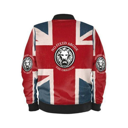 Womens NFA The Original Union Jack Bomber Jacket,Coats and Jackets,NO FIXED ABODE,[uk],[luxury_streetwear],[free_shipping]